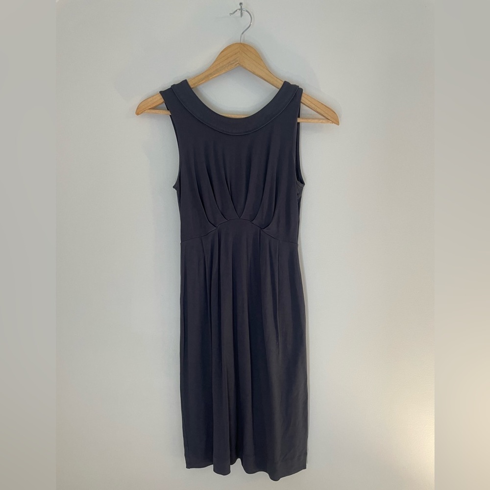 Banana republic midi petite OP dress. Grey